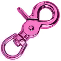 Swivel eye Clip Carabiner Pink 60 mm