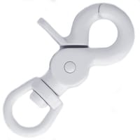 Swivel eye Clip Carabiner Milk White 60 mm