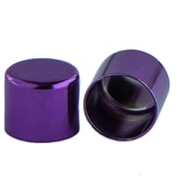 12 mm Violet Métallique Embouts De Cordon