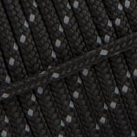 Black Reflectable PPM Cord - Ø 4mm Black Reflectable PPM Cord - Ø 4mm