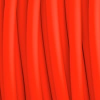 BioThane® 'rond' 6 mm Corde Orange (OR522) Au Mètre