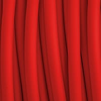 BioThane® 'rond' 6 mm Corde Rouge (RD522) Au Mètre