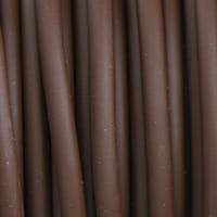 BioThane® 'rond' 6 mm Corde Brun (BR523) Au Mètre