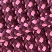 Pointillé 'Aubergine & Rose Rose' PPM Corde - Ø 10mm