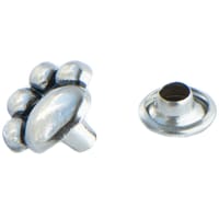 Decorative Rivet Paw 'Nickel plated'