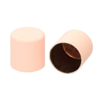 Silicone Rose Pastel 8 mm Embouts De Cordon