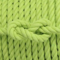 Pistachio Corde Torsadée en Coton - 10 mm