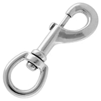 Chrome Mousqueton à targette 12 cm - Ø 25 mm