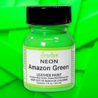 Amazon Vert - Peinture acrylique pour cuir Angelus - 29,5 ml (1 oz.)