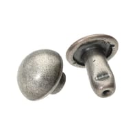 Nickel Antique 7 mm (9/32") Rivet Dôme 