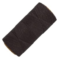 Anthracite #392 - 0,75 mm - Cordon en polyester ciré Linhasita (PE-3)