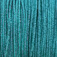 Turquoise Corde à Paillettes - 2 mm Creuse