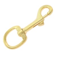 Laiton Mousqueton à targette 85 mm - Ø 20 mm