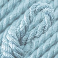 Bleu Bébé PPM Cordage Torsadé - Ø 8mm
