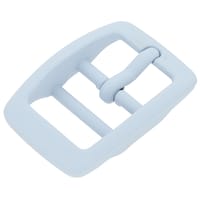 Silicone Bleu 20 mm Boucle de Ceinture Double Barre