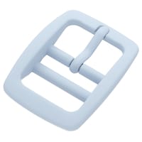 Silicone Bleu 25 mm Boucle de Ceinture Double Barre