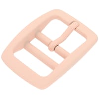 Silicone Rose Pastel 25 mm Boucle de Ceinture Double Barre