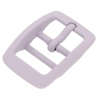 Silicone Pourpre 20 mm Boucle de Ceinture Double Barre