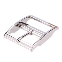 Boucle pour colliers - Plaqué Nickel 40 mm