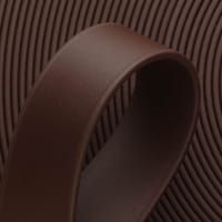 Dark Marron (BR525) BioThane 'BETA' Leather Weight ® 32 mm - 3.0 mm Au Mètre