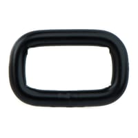 Square Ring 'Stainless Steel' Black 20 x 4 mm