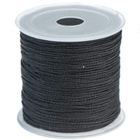 Noir - Cordon Métallique pour bijoux - 1mm Noir - Cordon Métallique pour bijoux - 1mm
