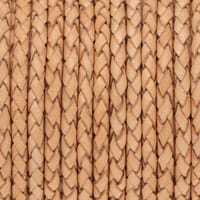 Naturel 3 mm Braided Leather Cord Naturel 3 mm Braided Leather Cord