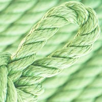 Bright Mint PPM Twisted Rope - Ø 10mm Bright Mint PPM Twisted Rope - Ø 10mm