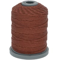 Marron MeiSi XianGe Twist Fil en Polyester Ciré 0.6 mm - 60 m