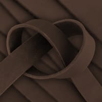 Brun 30 mm Lanière en cuir graissé  (cuir Pull-Up) - Ca.140 cm