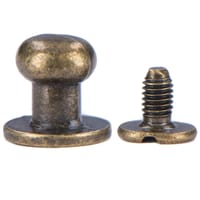 Bouton Rivet - Antique Brass 8mm 
