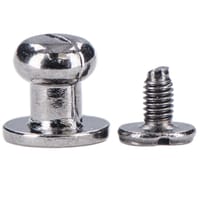 Bouton à pression - Nickelé 8mm