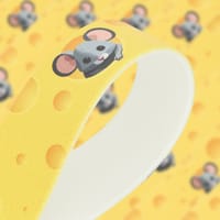 Cheese BioThane ‘BETA’ ® Imprimé par UV 38 mm - Bande de 1 Mètre Cheese BioThane ‘BETA’ ® Imprimé par UV 38 mm - Bande de 1 Mètre