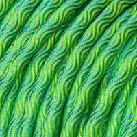 Green & Blue 10 mm Smooth Wave Cord