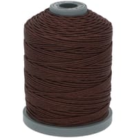 Coffee MeiSi XianGe Twist Fil en Polyester Ciré 0.6 mm - 60 m