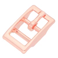 Rose Gold 10 x 5 mm Belt Buckle Double Barred