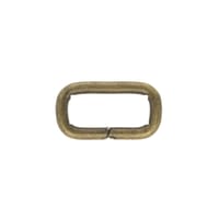 Antique Brass 16 x 3 mm Square Ring