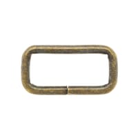 Antique Brass 26 x 3 mm Square Ring