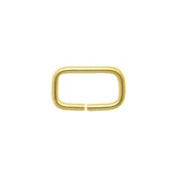 Brass 13 x 2 mm Square Ring