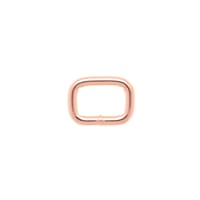 Rose Gold 10 x 2.5 mm Square Ring