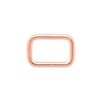 Rose Gold 16 x 3 mm Square Ring