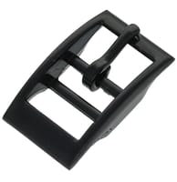 13 mm - Schwarz - Doppelsteg-Schnalle 13 mm - Schwarz - Doppelsteg-Schnalle