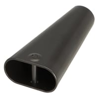 Tube de cordon avec vis 10 mm Noir
