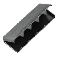 Metal Crimp End Webbing 25 mm - Gun Metal