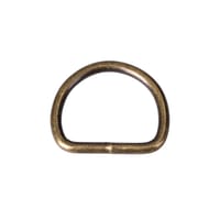 Antique Brass 16 x 3 mm D-ring
