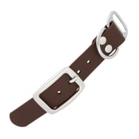 Dark Brown - 25 mm Biothane Adapter With Rivets