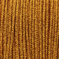 Or Foncé Corde à Paillettes - 2 mm Creuse