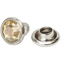 Decorative Diamond Rivet - Silver/Yellow