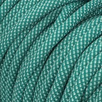 Checkered Green - Dog Leash Rope - Ø 10mm Nylon