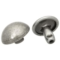 Nickel Antique 10 mm (3/8")  Rivet Dôme 